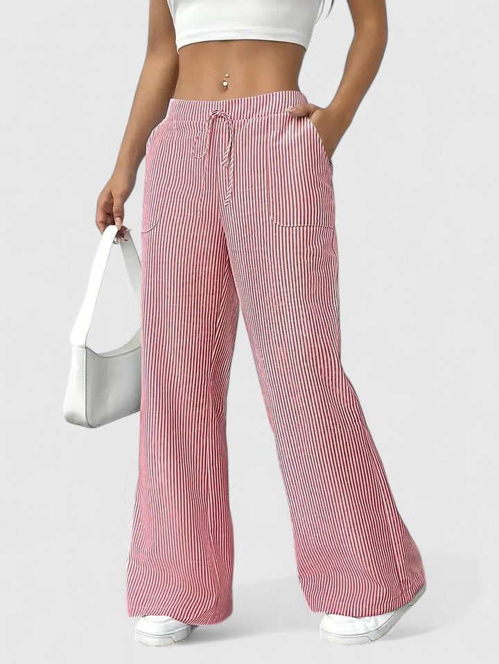 MELANIE - BEQUEME, WEITE HOSE MIT ELEGANTEN DETAILS