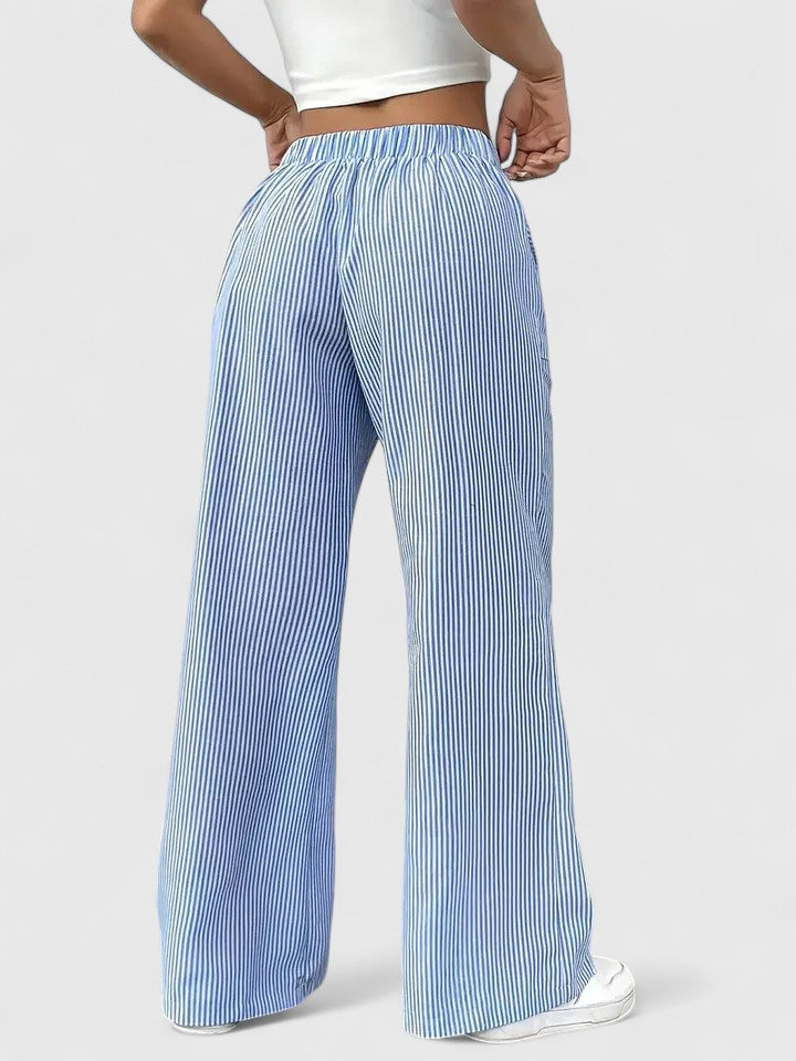 MELANIE - BEQUEME, WEITE HOSE MIT ELEGANTEN DETAILS