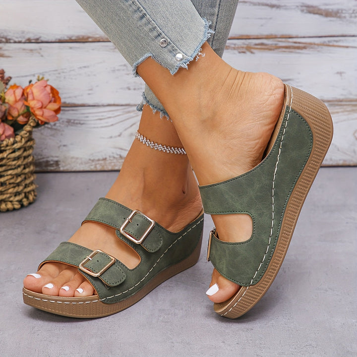 ZAYARA - ORTHOPÄDISCHE KEILSANDALETTEE