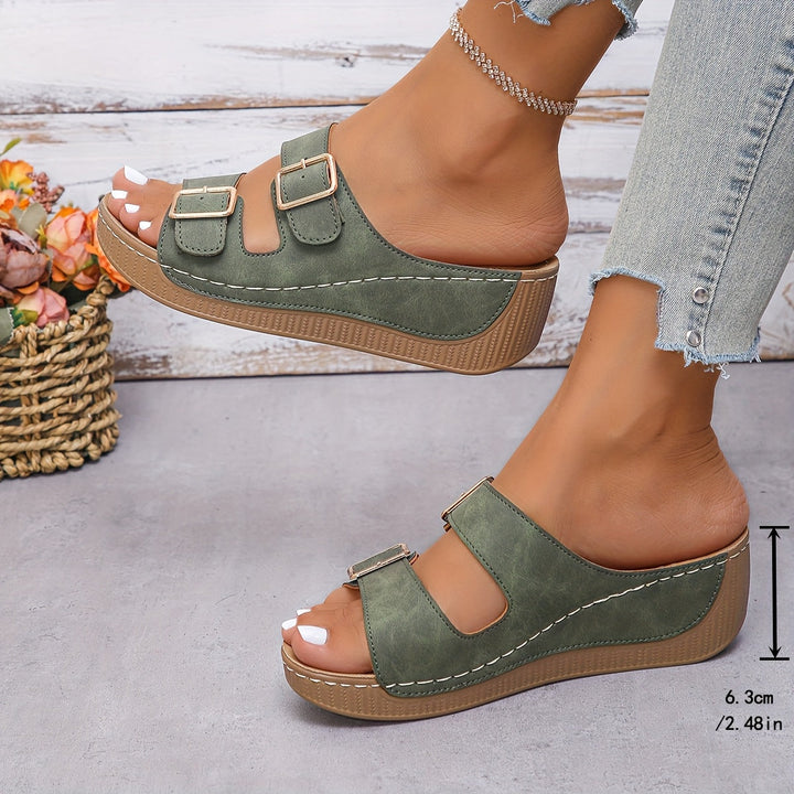 ZAYARA - ORTHOPÄDISCHE KEILSANDALETTEE