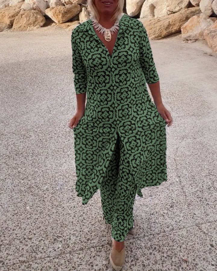 MARA ZWEITEILIGES SET MIT VINTAGE PRINT