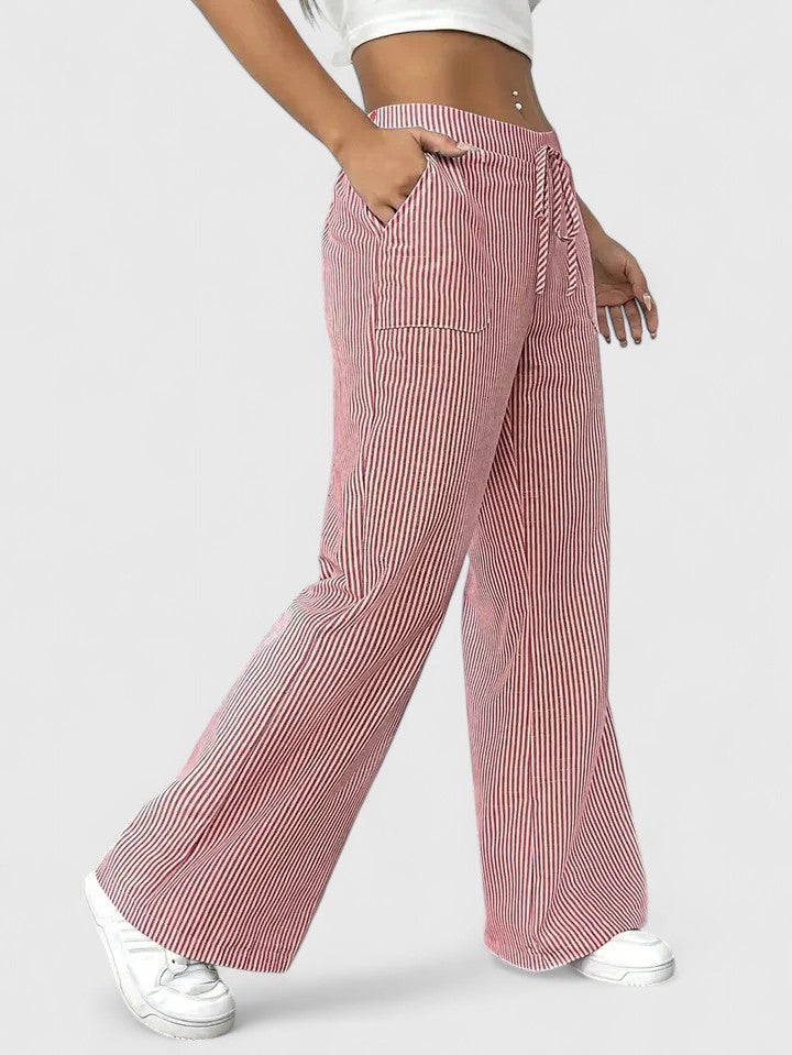 MELANIE - BEQUEME, WEITE HOSE MIT ELEGANTEN DETAILS