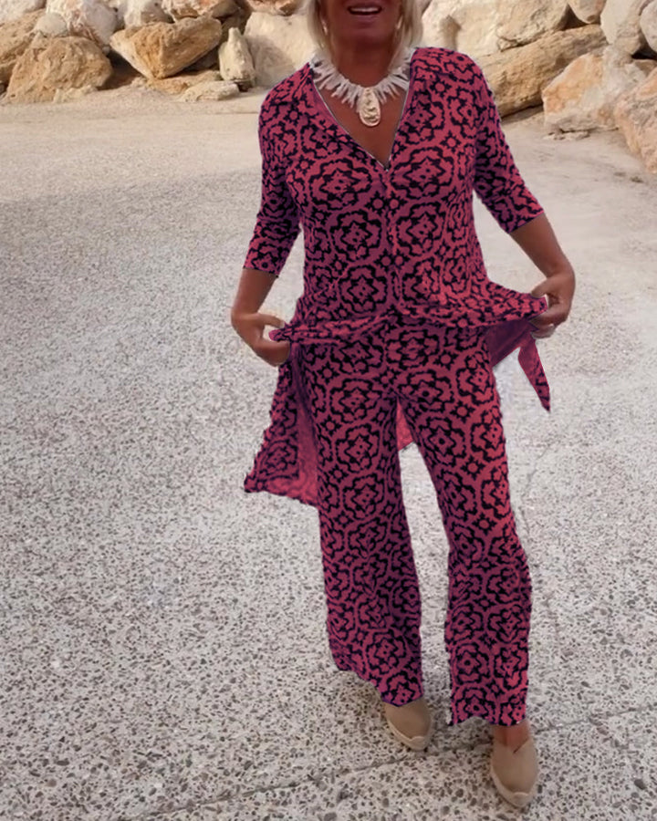 MARA ZWEITEILIGES SET MIT VINTAGE PRINT