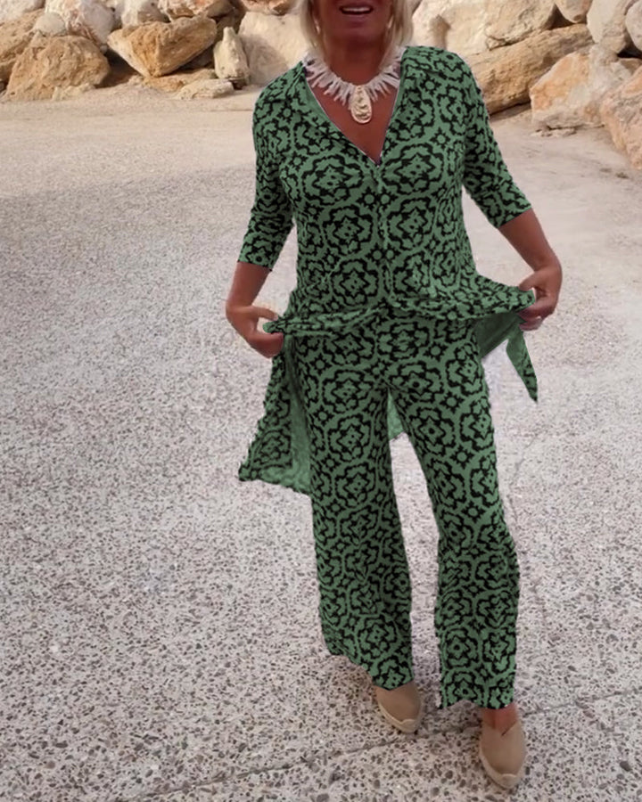 MARA ZWEITEILIGES SET MIT VINTAGE PRINT