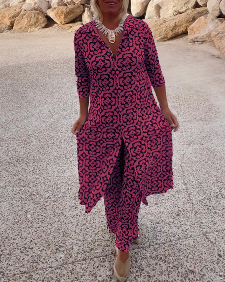 MARA ZWEITEILIGES SET MIT VINTAGE PRINT