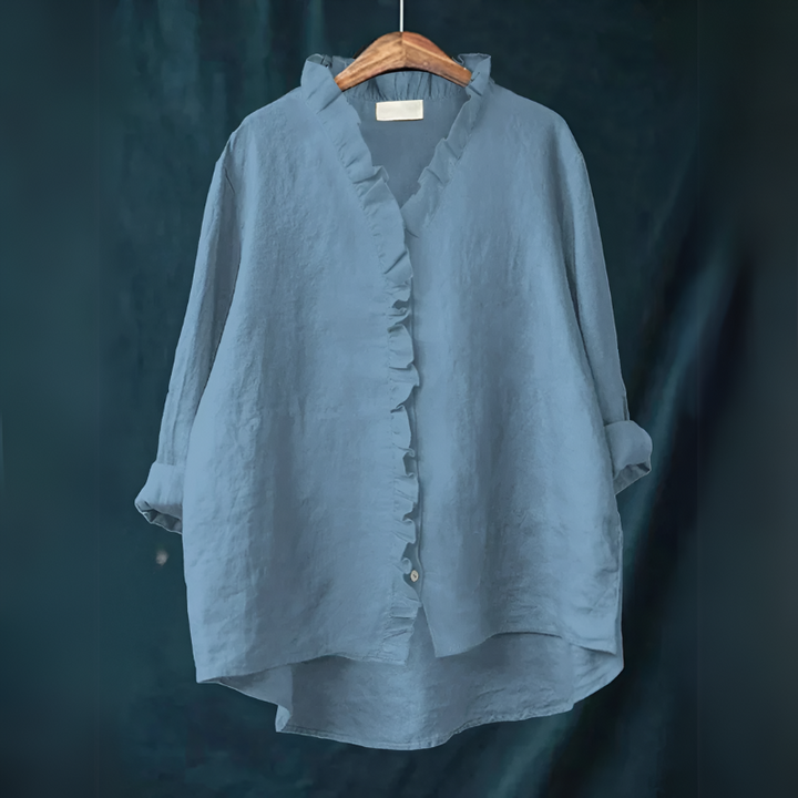 LORENA - KLASSISCHE DAMENBLUSE MIT FEMININEM CHARME