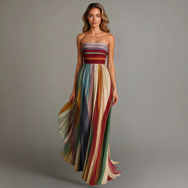 LIVANA - LÄSSIGES LANGES KLEID