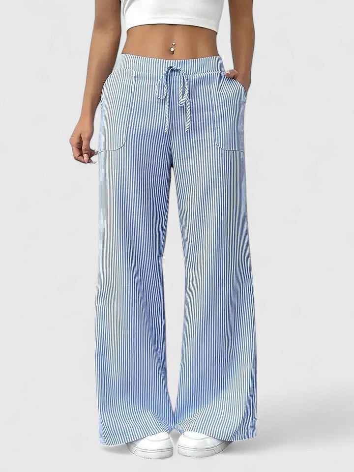 MELANIE - BEQUEME, WEITE HOSE MIT ELEGANTEN DETAILS