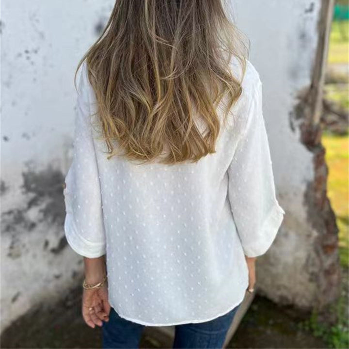 LANA - ELEGANTES JACQUARD TOP