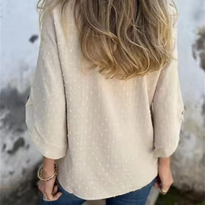 LANA - ELEGANTES JACQUARD TOP