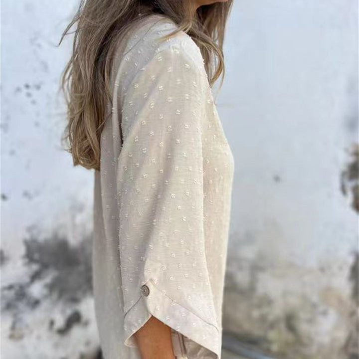 LANA - ELEGANTES JACQUARD TOP