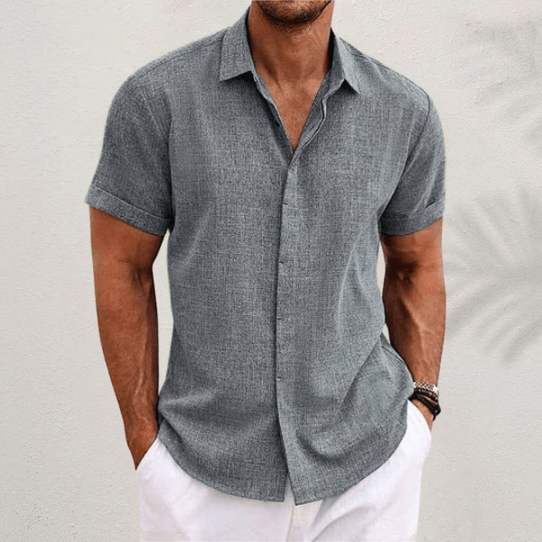 VENTERO - SMART CASUAL LEINENHEMD