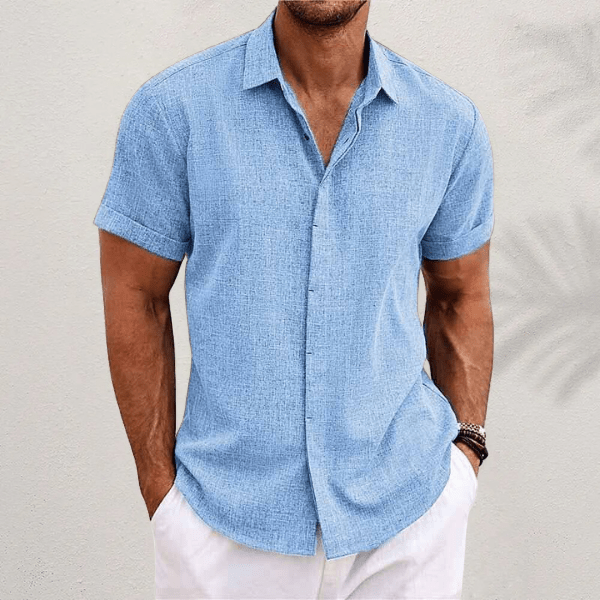 VENTERO - SMART CASUAL LEINENHEMD