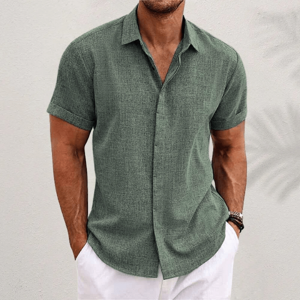 VENTERO - SMART CASUAL LEINENHEMD