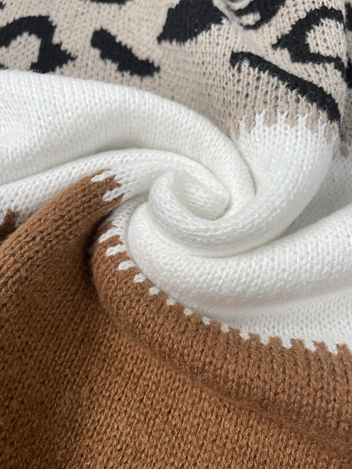 SOPHIE - PULLOVER MIT LEOPARDENPRINT