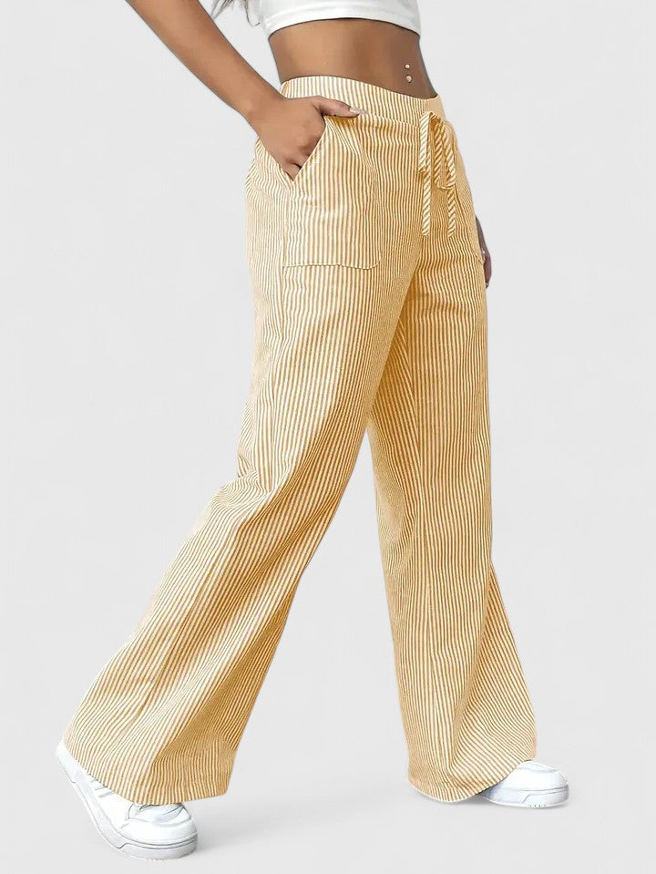 MELANIE - BEQUEME, WEITE HOSE MIT ELEGANTEN DETAILS