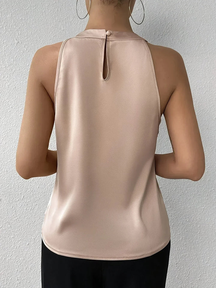 ELÉNA - ELEGANTE SATINBLUSE MIT OFFENEN SCHULTERN