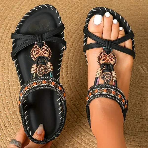 TAYANA - ORTHOPÄDISCHE SANDALEN MIT ELASTISCHEM FERSENBAND