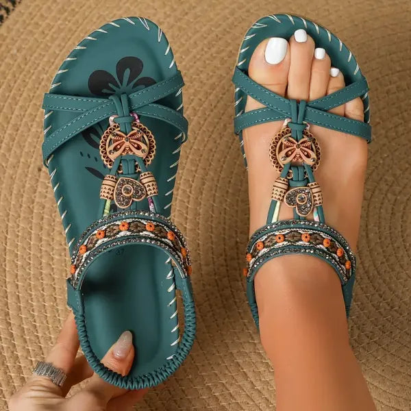 TAYANA - ORTHOPÄDISCHE SANDALEN MIT ELASTISCHEM FERSENBAND