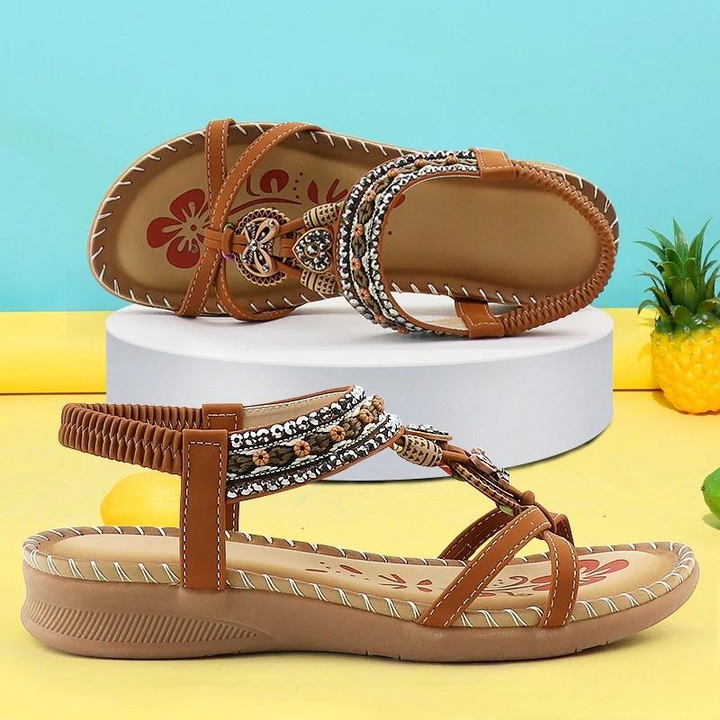 TAYANA - ORTHOPÄDISCHE SANDALEN MIT ELASTISCHEM FERSENBAND